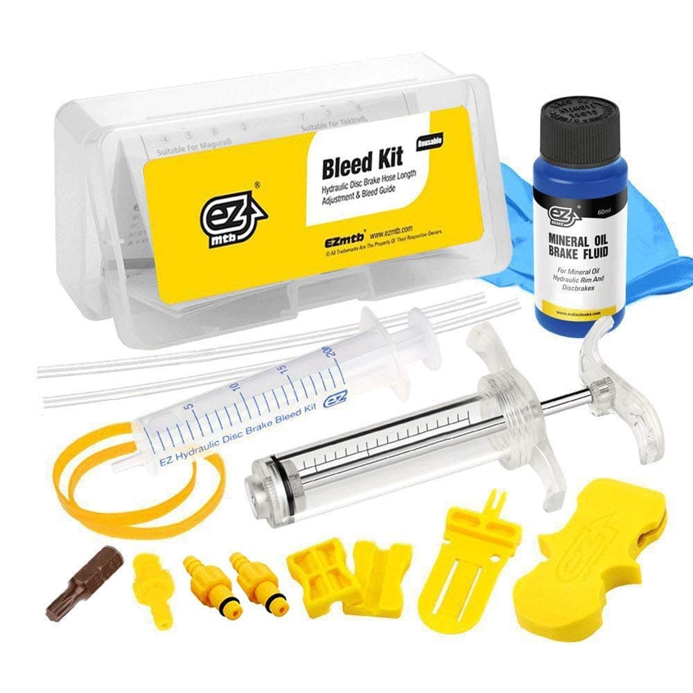 Hydraulic Mineral Disc Brake Bleed Kit Tool for Magura - Inc. 60ml Mineral Oil Fluid