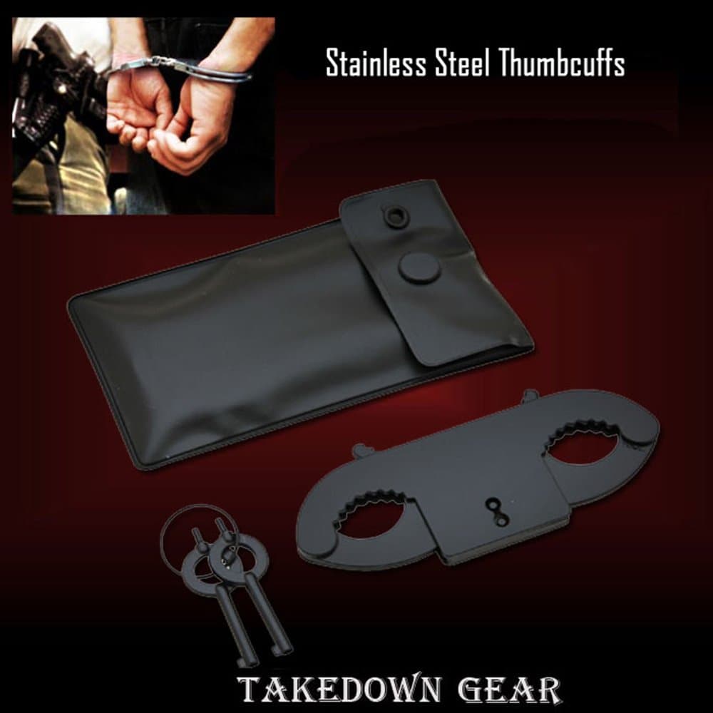 Double Lock Thumbcuffs and Case Not Included
