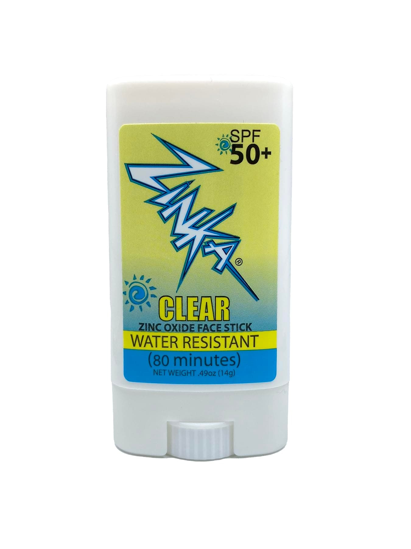 Clear Zinc Oxide Sunscreen Stick SPF 50 0.49oz (14g)
