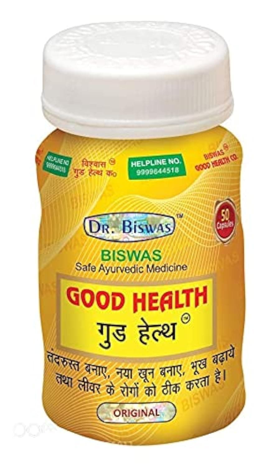 Goodhealth Dr. Biswas Weight Gainer, Heal & Protect Liver || Energy-Immunity Booster Capsule -50 (Pack of 1)