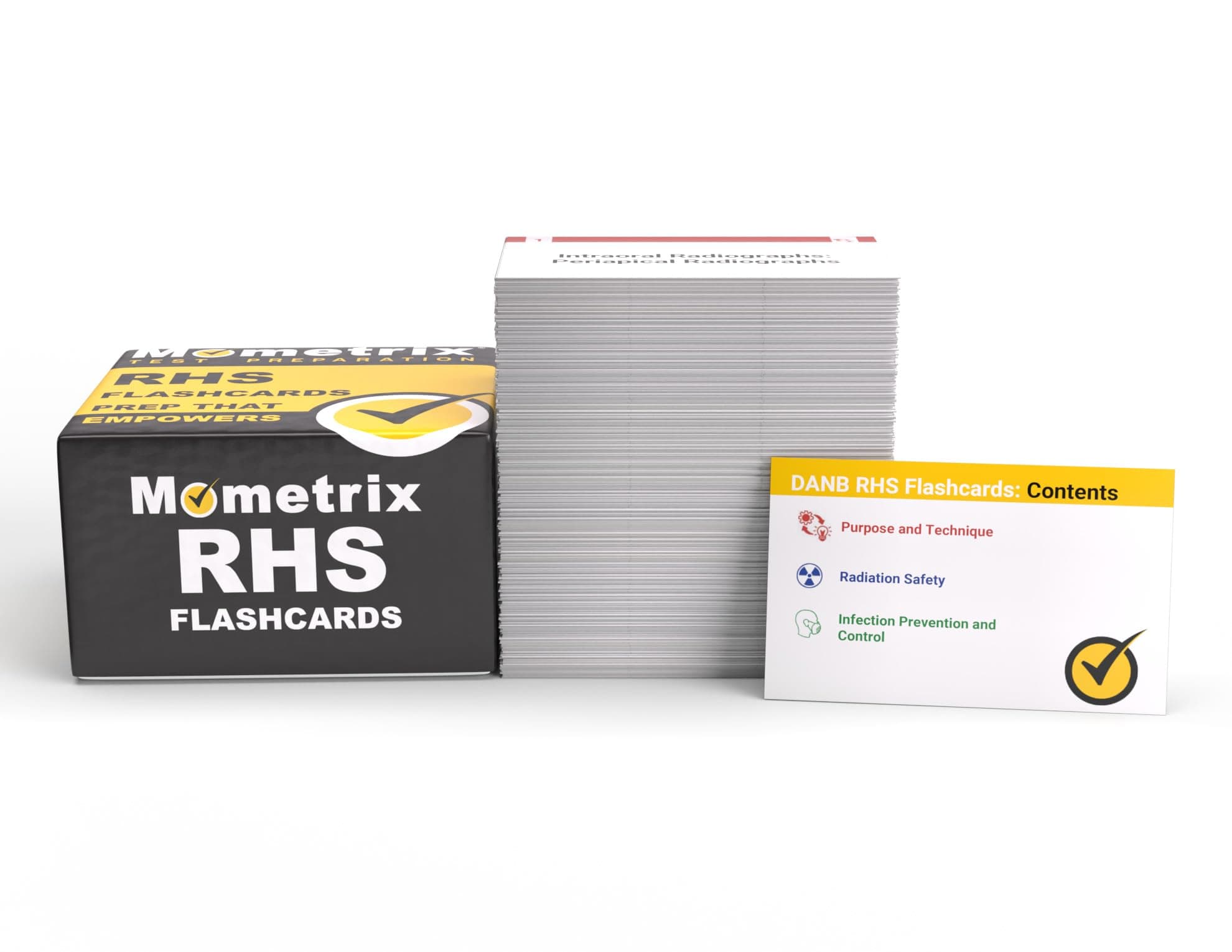 RHS Exam Study Cards: Test Prep and Practice Test Questions for the DANB Radiation Health and Safety Exam [Full Color Cards]