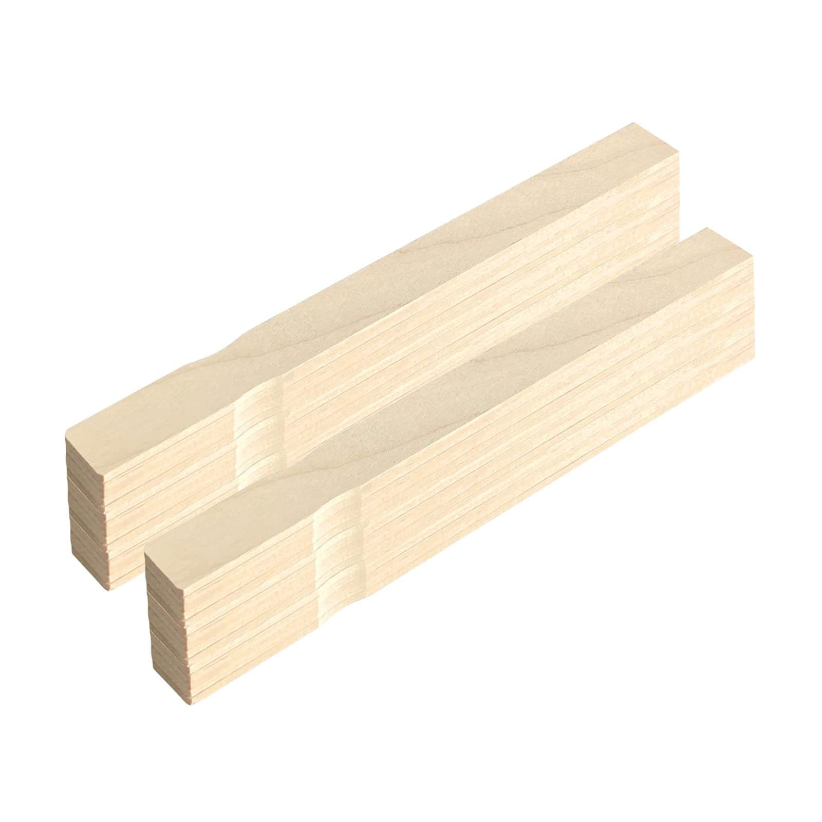 HANWER 100 Pack Wooden Paint Stir Sticks, 12 Inch Paint Mixing Sticks, Garden and Library Markers, Paint Stirrers