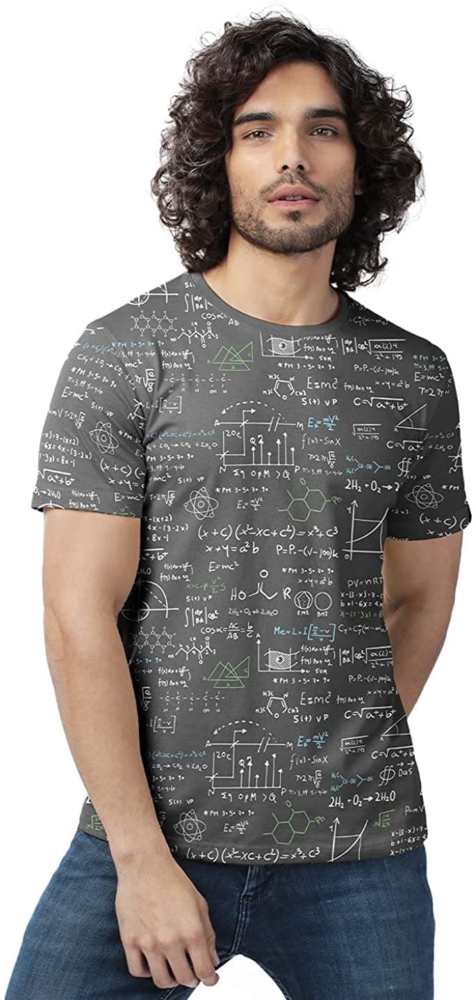 The Souled StoreAdults Nerdy Equations Graphic Printed Cotton T-Shirts