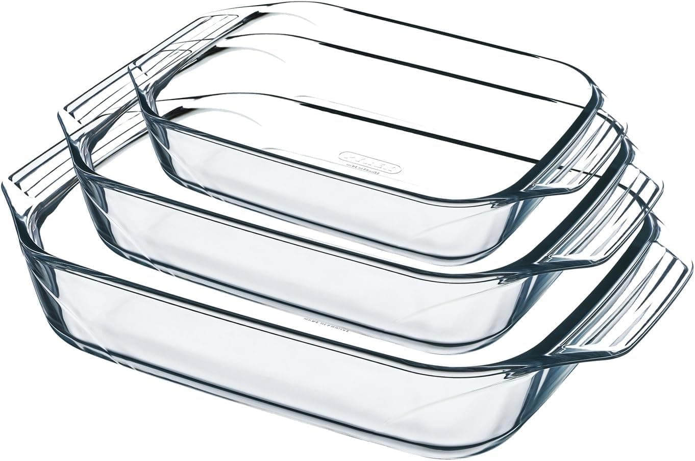 Pyrex PY 277990 Transp Irresistible Ovenschaal Set van 3 Stuks