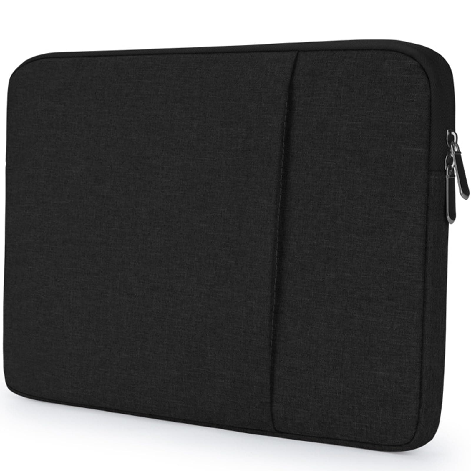 Laptop Sleeve 15.6 Inch, Suitable for 15-15.6 Inch Lenovo HP Dell MacBook Computer Notebook Durable Shockproof and Lightweight with Zippered Pockets Cover Protective Case (Black)