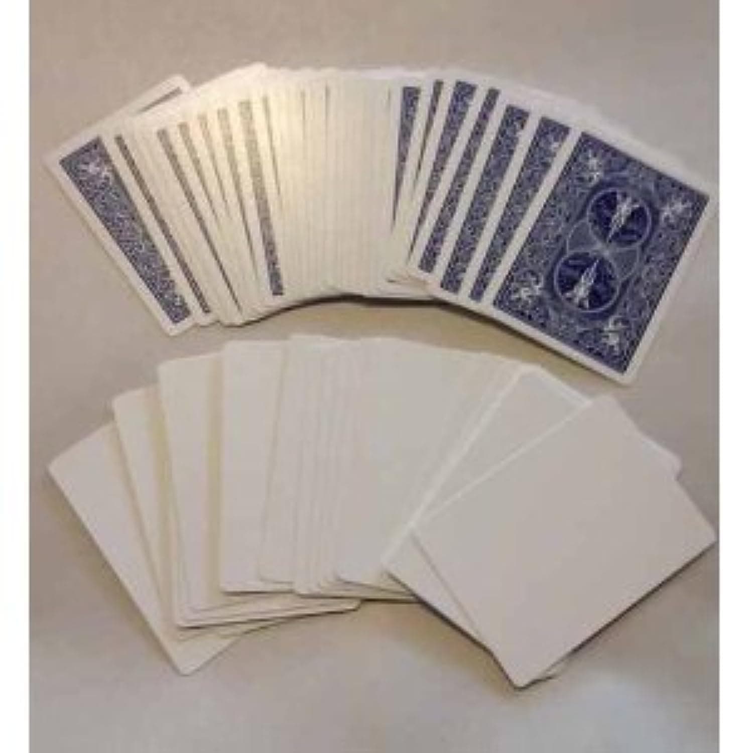 United States Playing Card Company US Blank Face (Bicycle) - blue