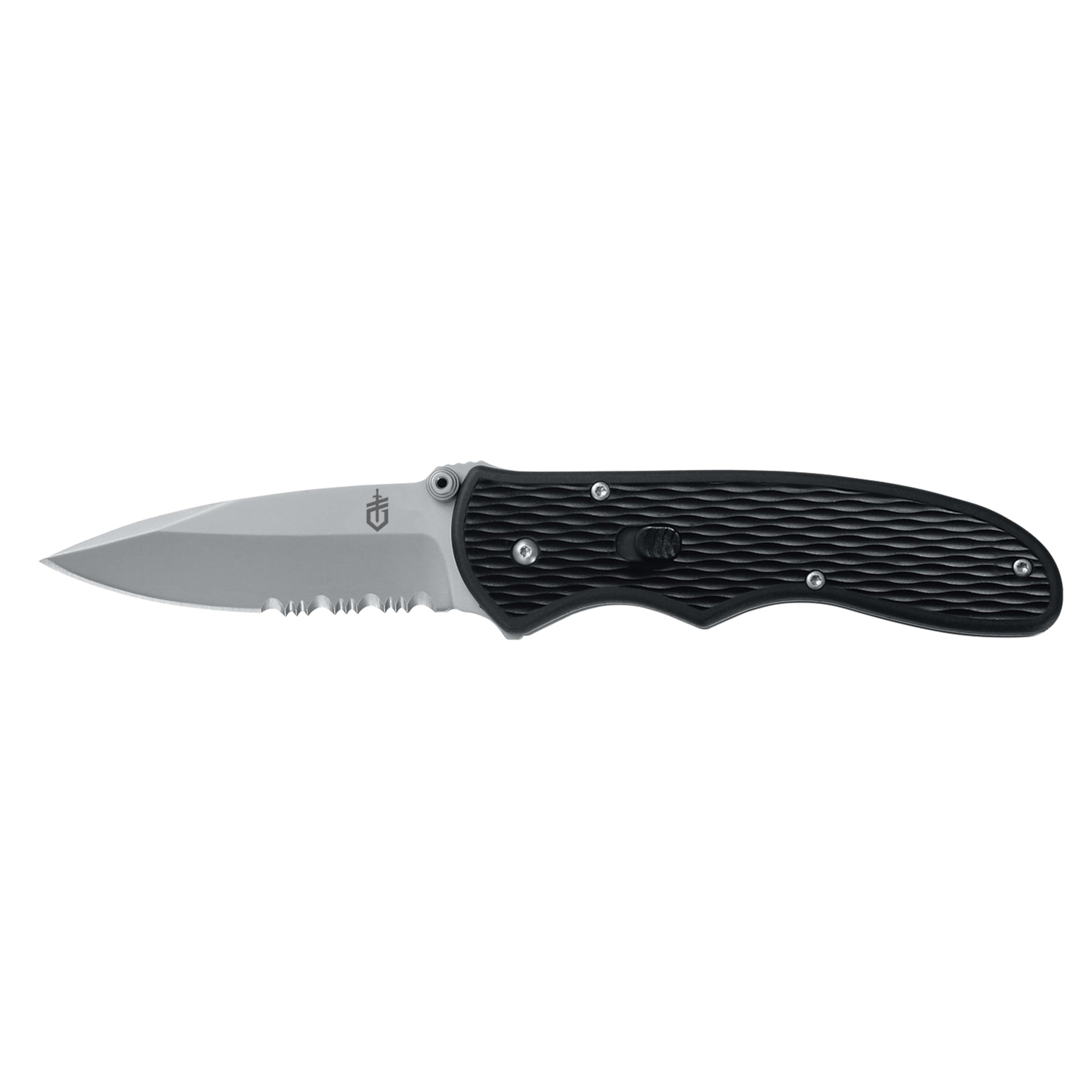 Gear FAST Draw Pocket Knife, EDC Assisted Opening Folding Knife, Serrated Edge