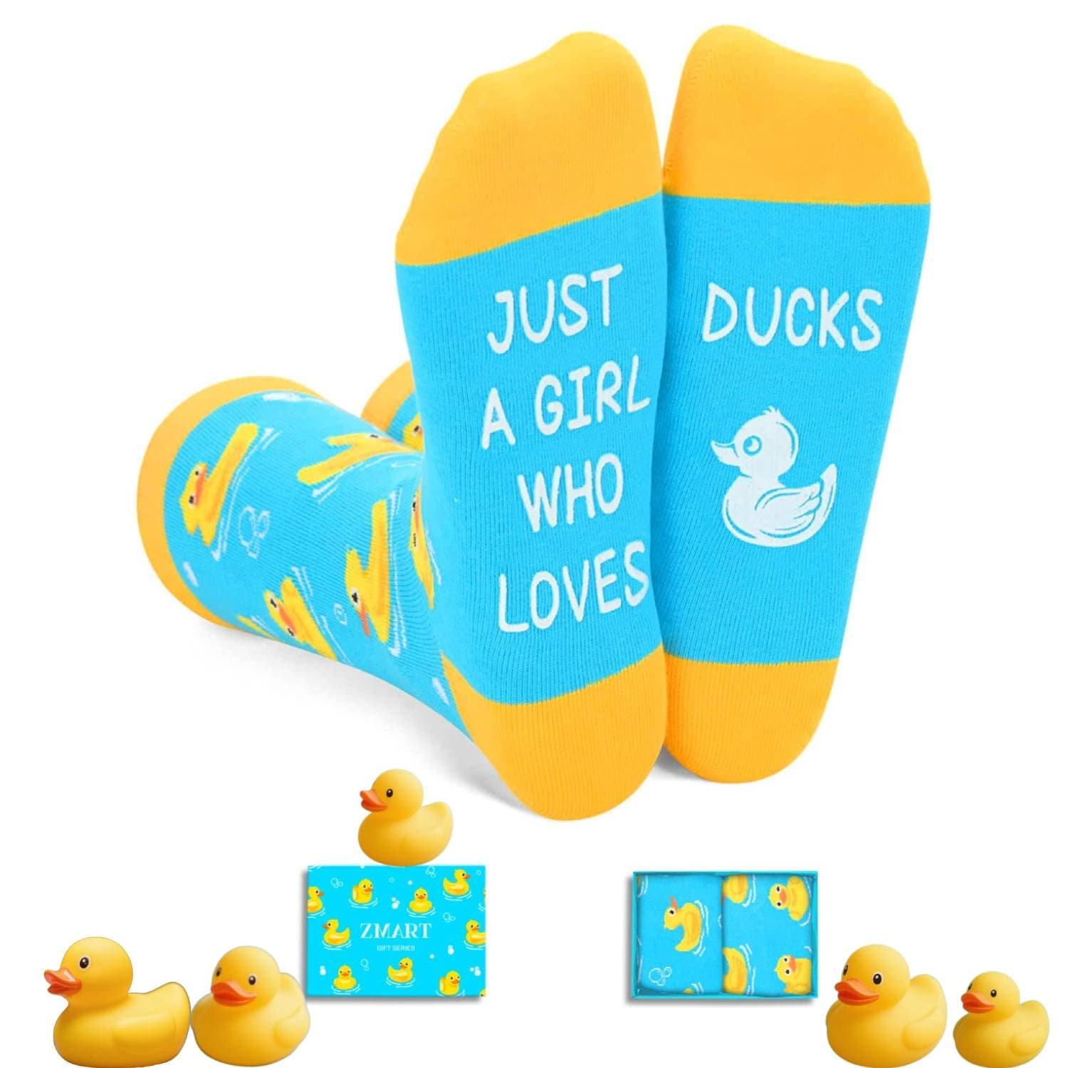 Funny Animal Socks for Women - Horse Cow Gifts, Pig Goat Duck Chicken Socks for Teens