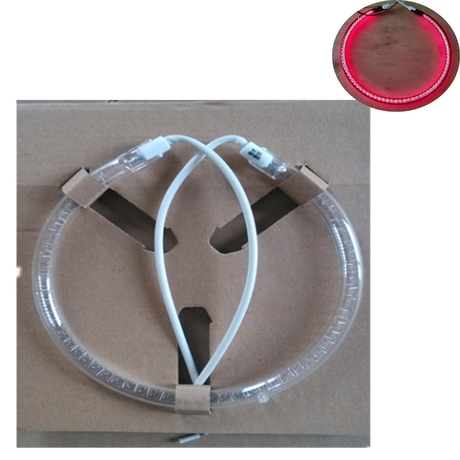 NUHUi 1x Halogen Turbo Flavorwave Oven Light Bulb Lamp Heating Element Replacement Heater Round Heating Lamp110-130 V 1300W