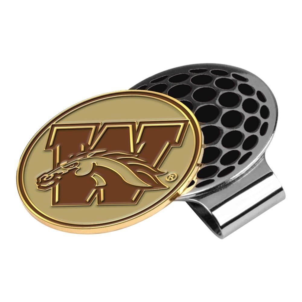 LinksWalker Western Michigan Broncos - Golf Hat Clip with Ball Marker, other, One size