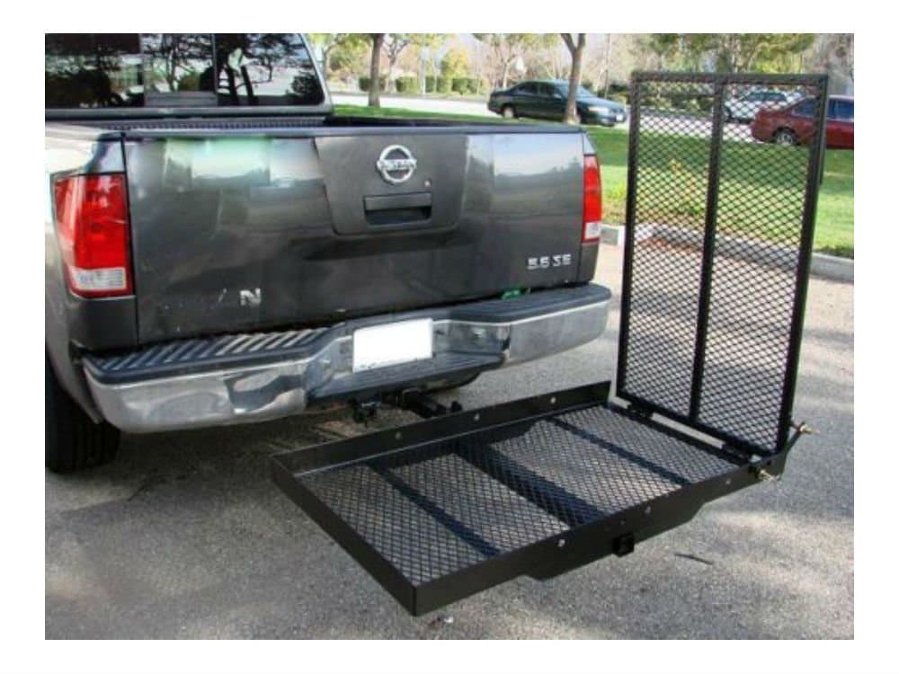 Fold Up Mobility Carrier Wheelchair Electric Scooter Rack Hitch Medical Ramp New