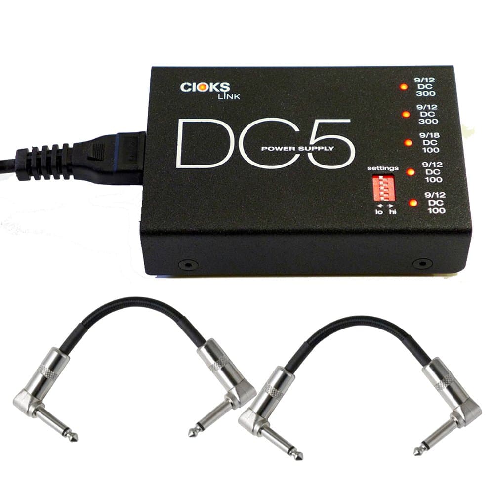 Cioks DC5 Link Professional Power Supply and Patch Cables