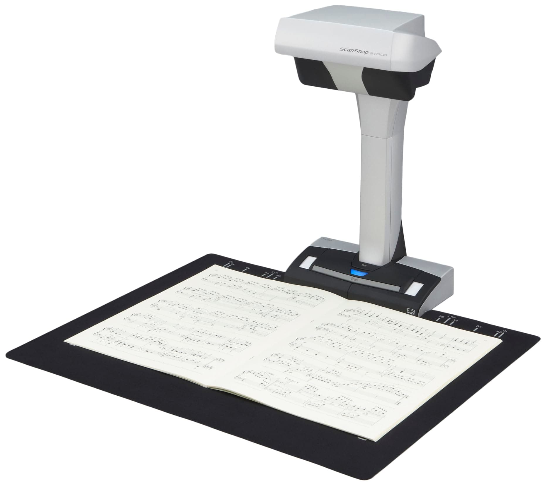 Fujitsu ScanSnap SV600 - Overhead scanner - 17 in x 11.81 in - 285 dpi x 283 dpi - USB 2.0