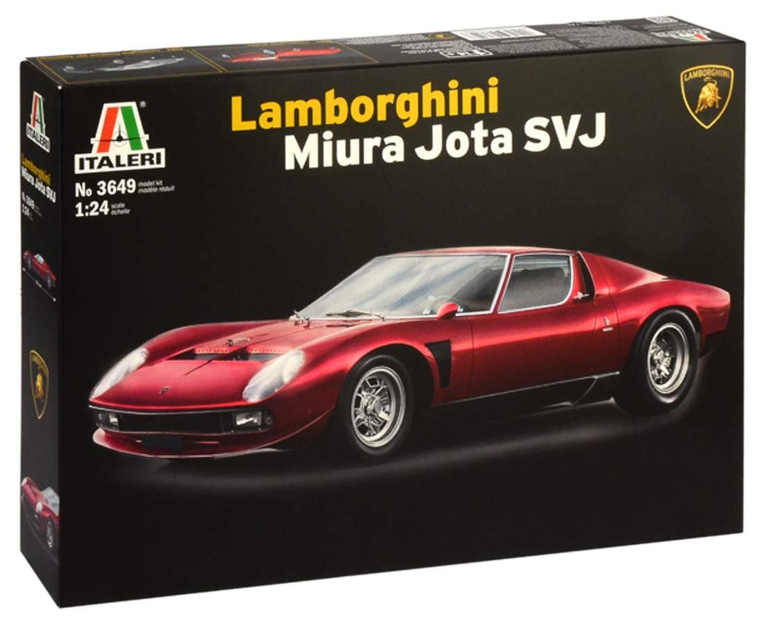 3649 Model Plastic to Assemble Car Lamborghini Miura Jota Svj- Model Kit Scale 1:24