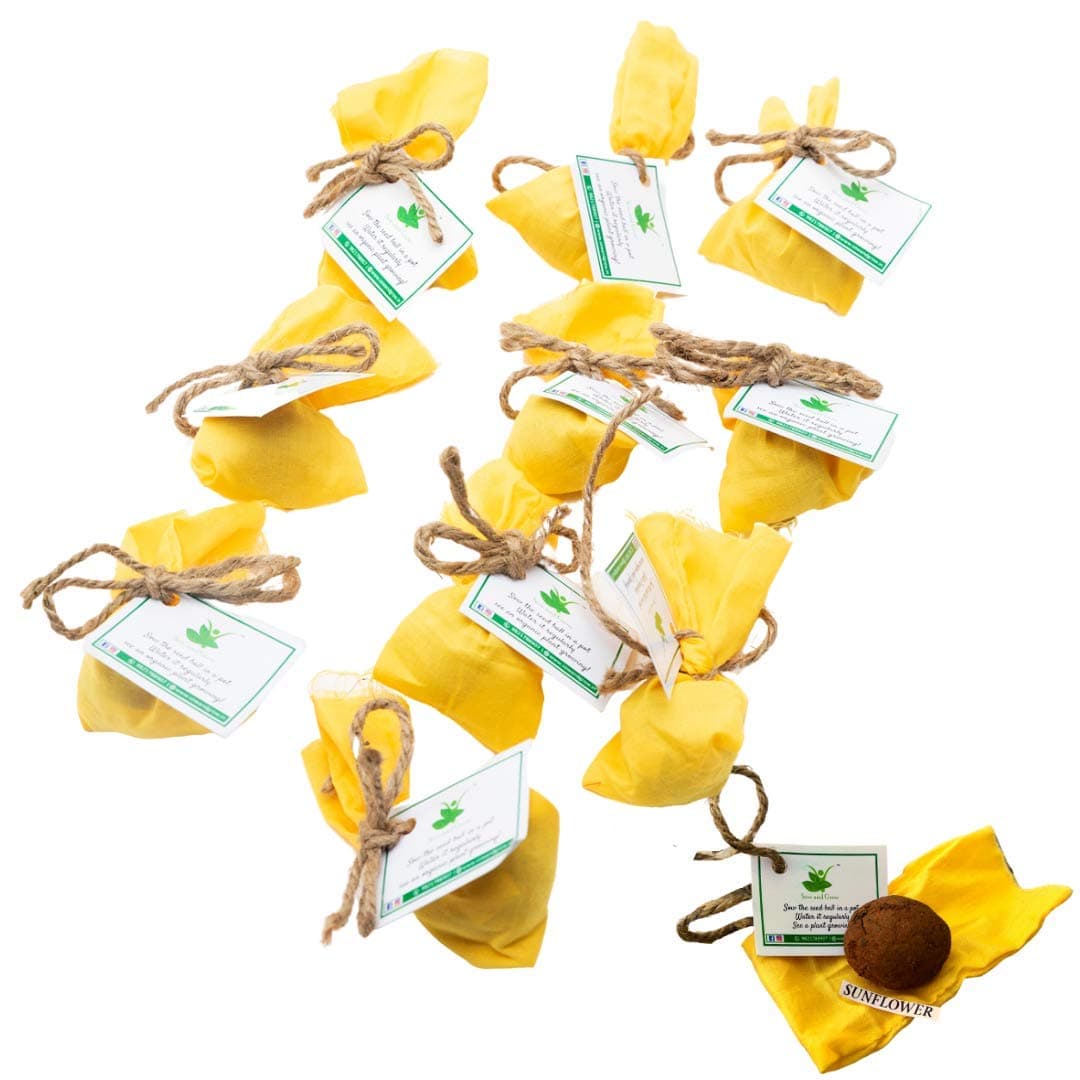 Sow and Grow Plantable seed balls of Sunflower (Pack of 10)