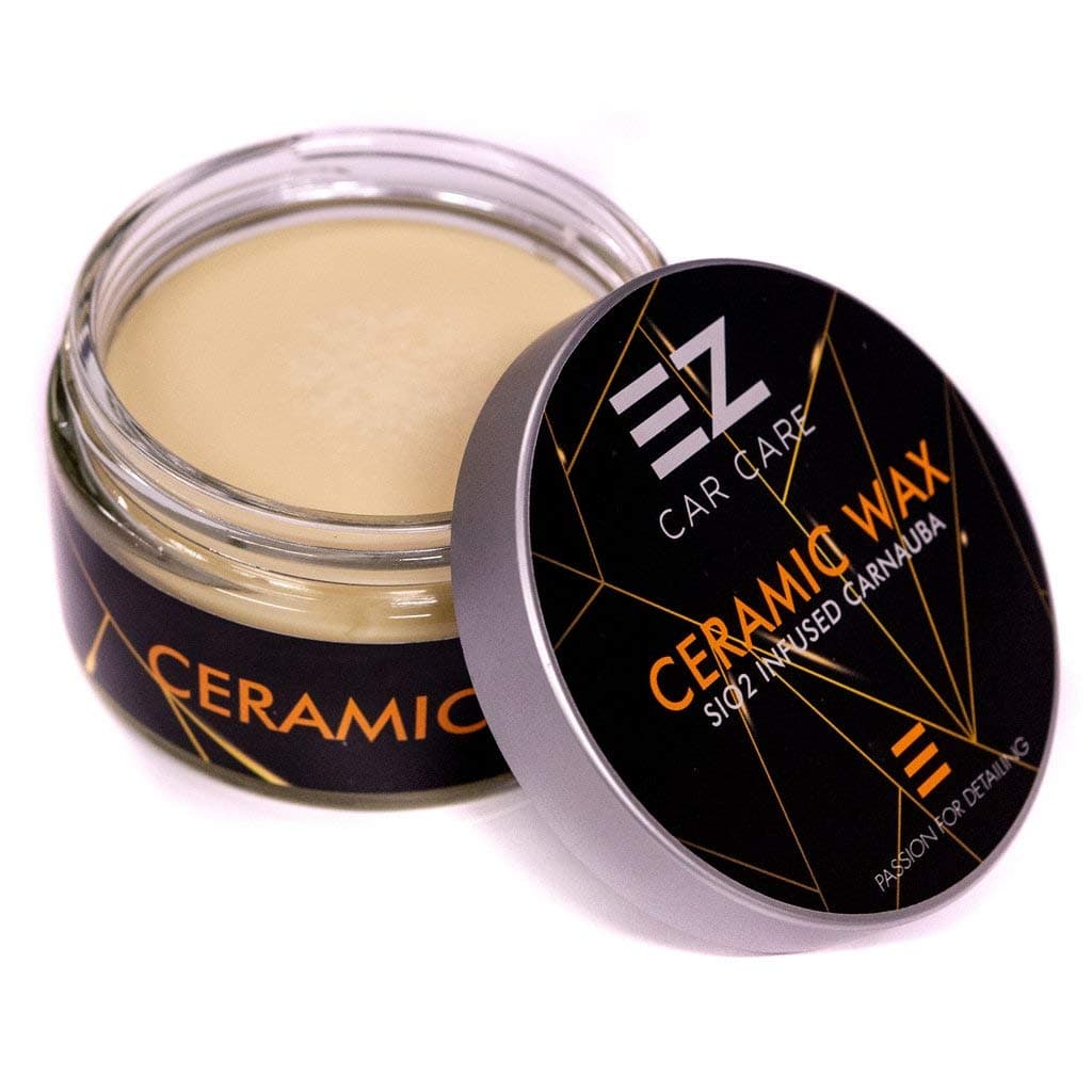 EZ Car Wax - Premium SI02 Ceramic Wax with Infused Carnauba + Polymers. High T1 Durability Polish 200ml