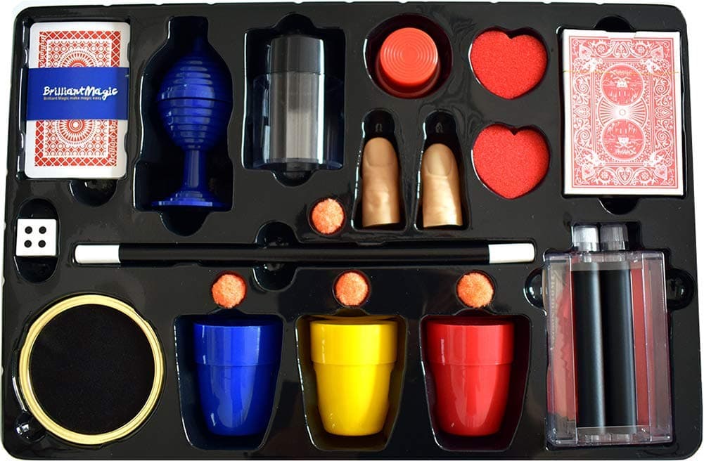 BrilliantMagic Incredible Magic Tricks Set Box Includes Selected 15 Great Magic Props Collection for Children