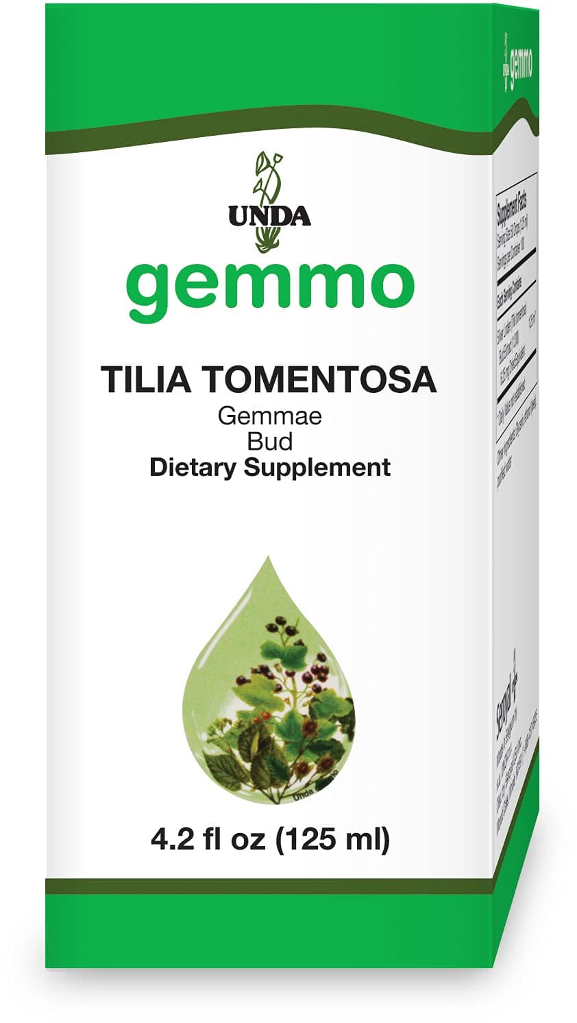 UNDA Gemmo Therapy Tilia Tomentosa | Silver Linden Bud Extract | 4.2 fl. oz.