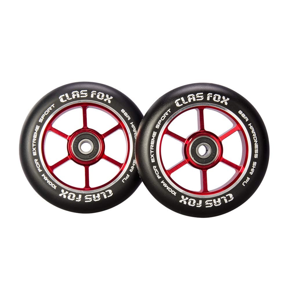 100mm One Pair Pro Stunt Scooter Wheels with ABEC-9 Bearings CNC Metal Core Graviti (2pcs)