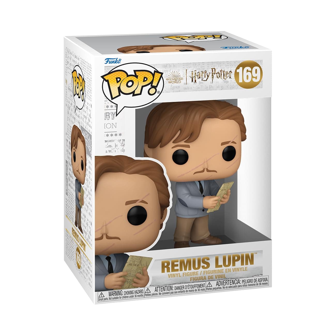 Pop! Movies: Harry Potter Prisoner Of Azkaban - Remus Lupin With Map - Collectable Vinyl Figure - Gift Idea - Official Merchandise - Toys for Kids & Adults - Movies Fans
