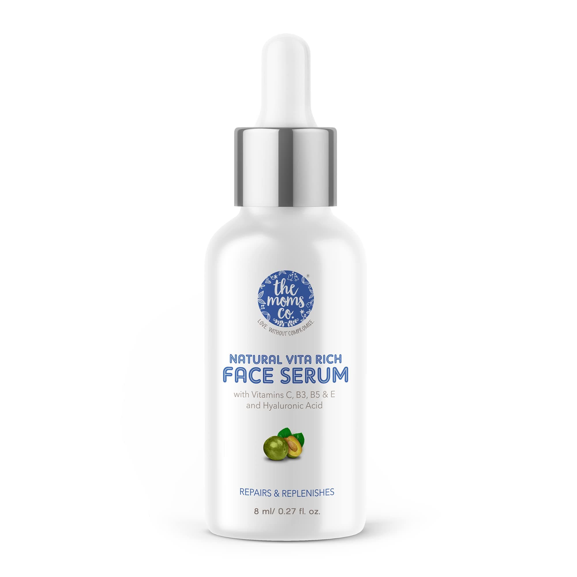 The Moms Co Natural Vita Rich Face Serum with Vitamins C and Hyaluronic Acid (8ml)