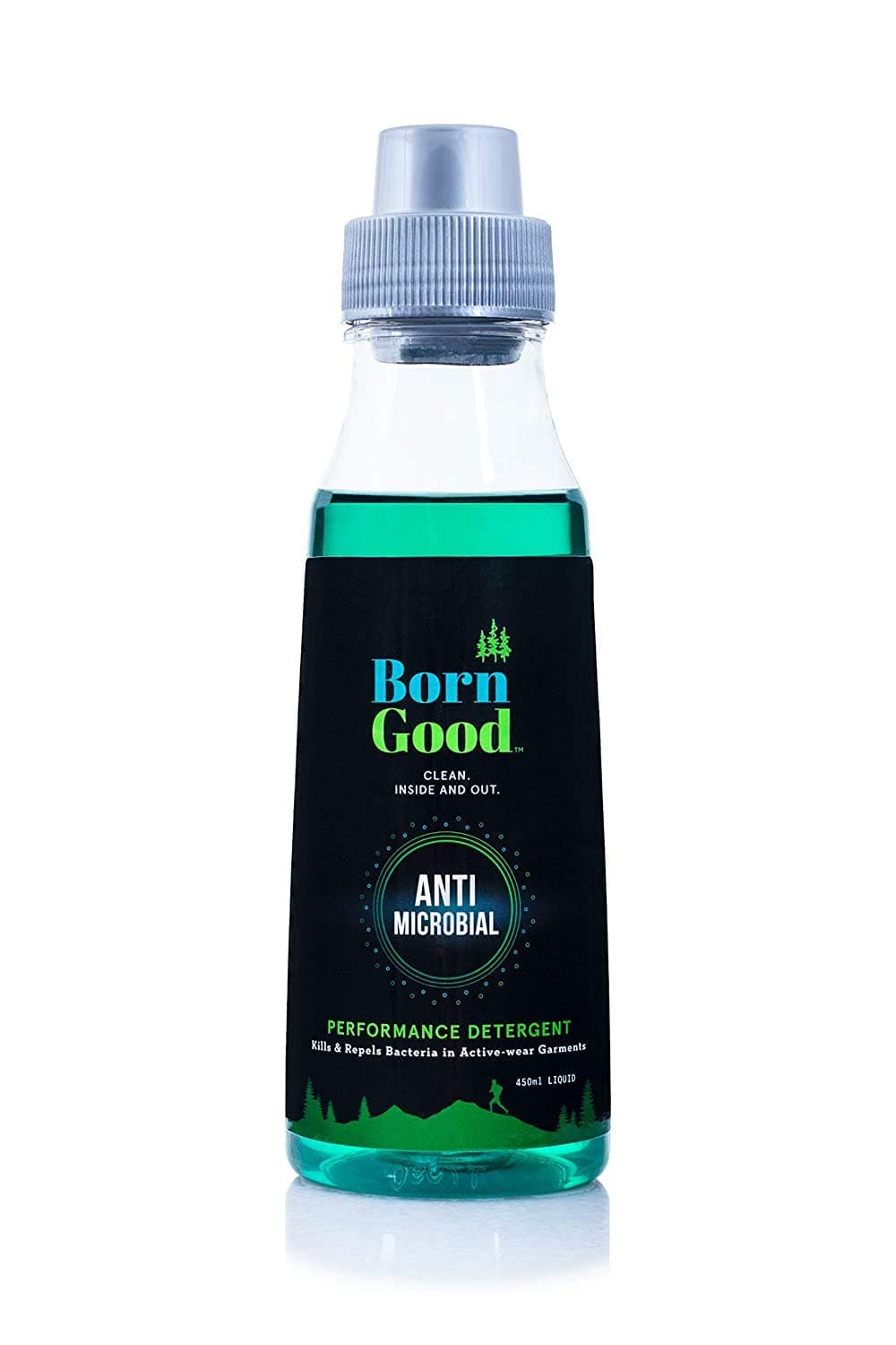 Born Good Plant Based Anti Microbial Liquid Detergent | Biodegradable, Non-Toxic, Eco-Friendly | Baby Safe, Skin Safe | Front, Top load, Hand-wash | No LABSA, No Phosphates, No Sulphates | 450 ml