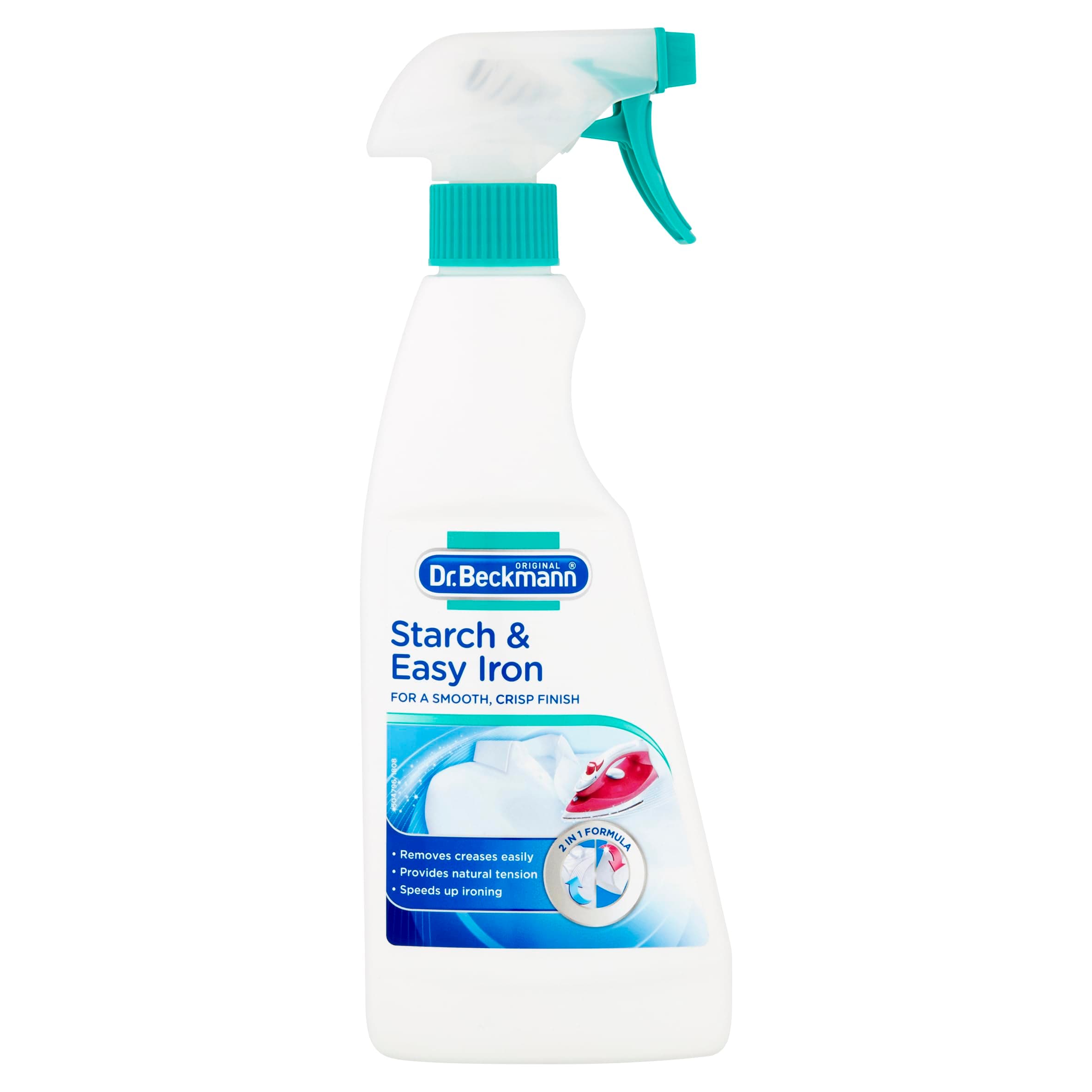 Spray Starch Easy Ironing 500ml – Easy Iron Formula for Wrinkle-Free Clothes, Fabric Crease Remover, Fresh Scent Finish