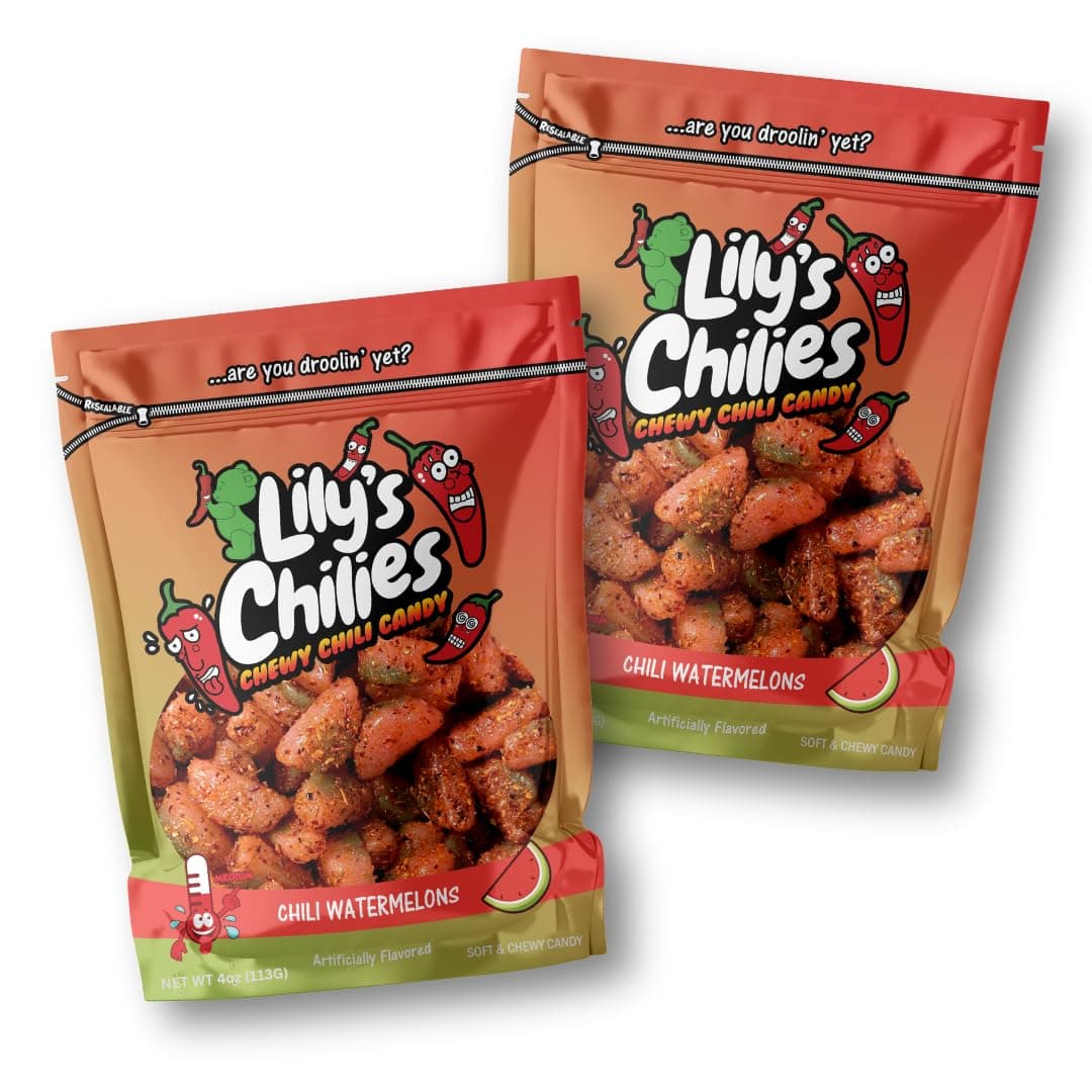 Lilys Chilies, Sour and Chili Chewy Candy (Chili Watermelon)