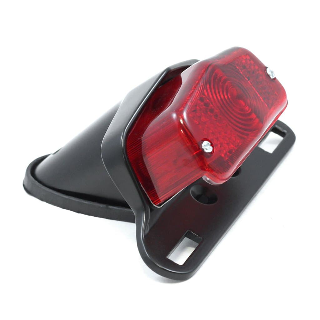 Black"Hooded" Lucas Tail Light Assembly