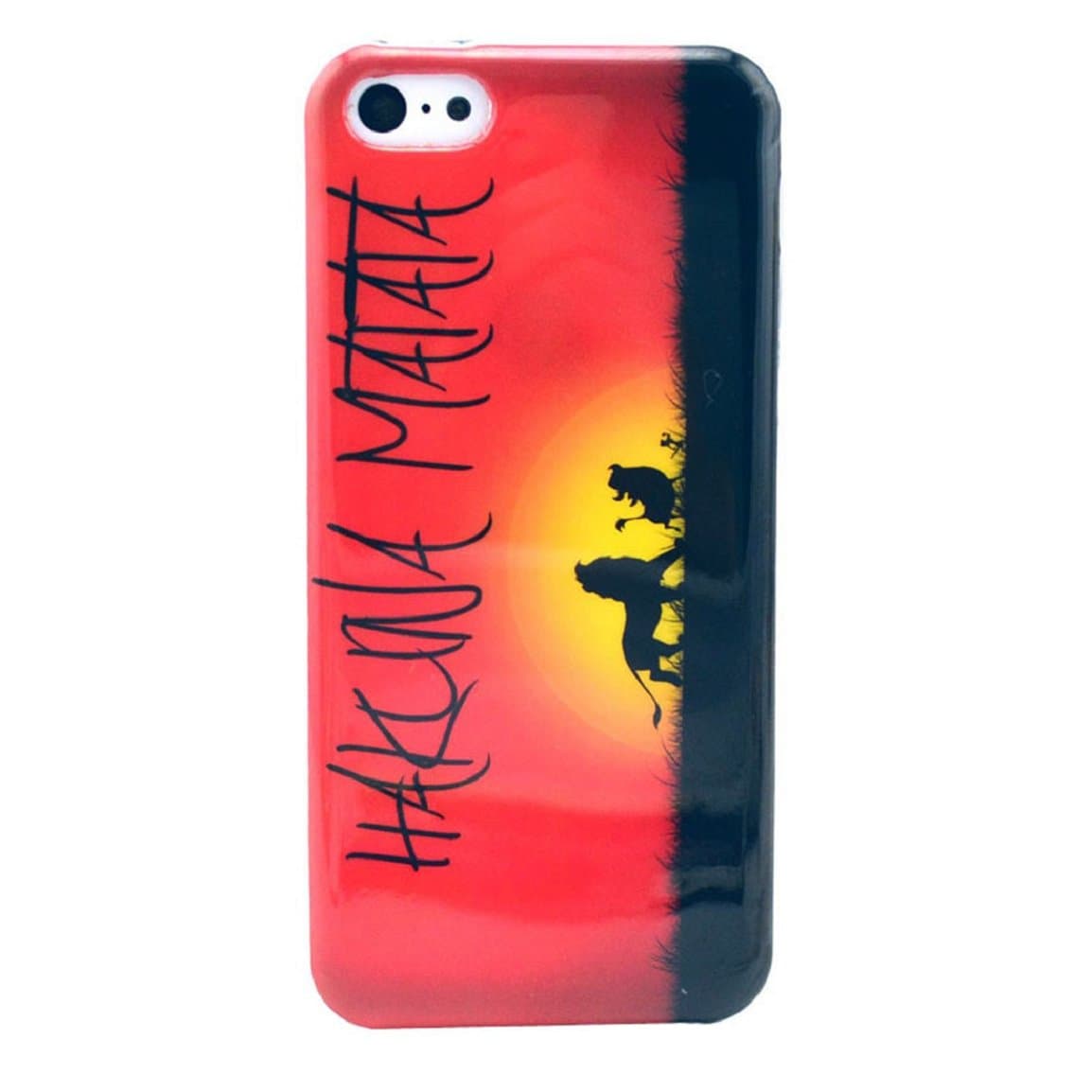 Vovotrade(TM) Hakuna Matata Rubber Soft TPU Phone Case Skin for iPhone 5C