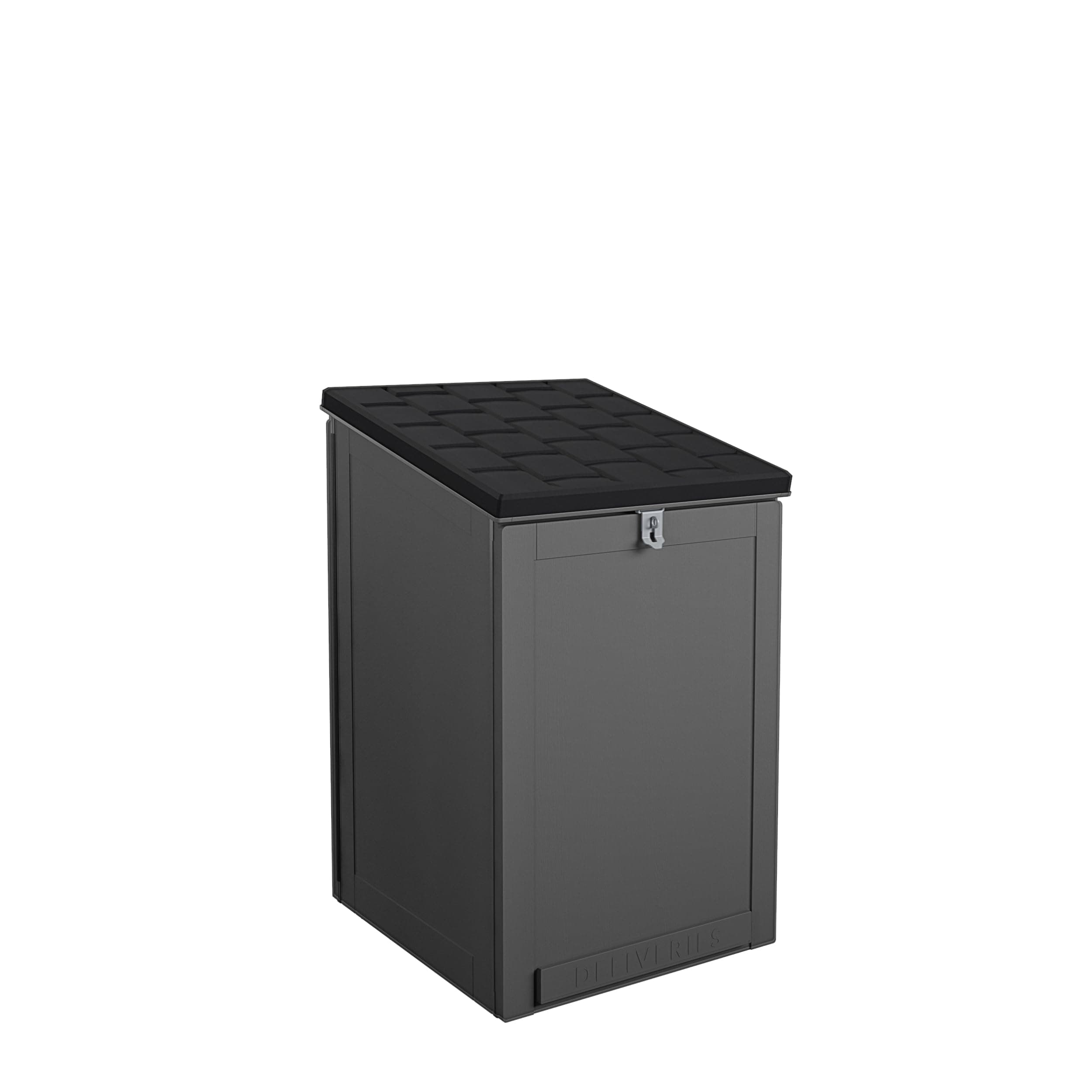 Cosco Outdoor Living 88333BGY1E BoxGuard Large Lockable Package Delivery and Storage Box, 6.3 Cubic feet, Black/Grey