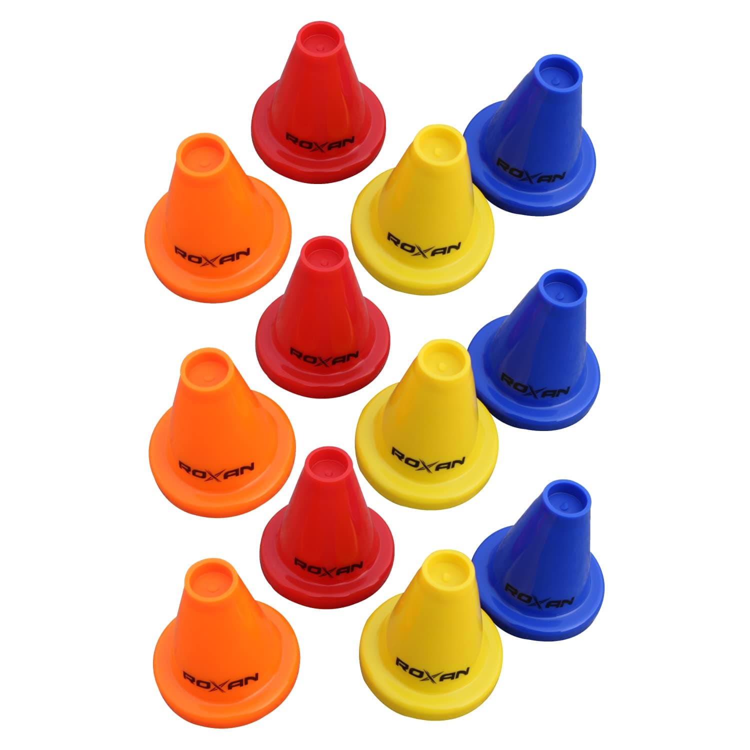 ROXAN CRICKET BATTING TEE MULTI-COLOR PACK OF 12 (4 INCH)