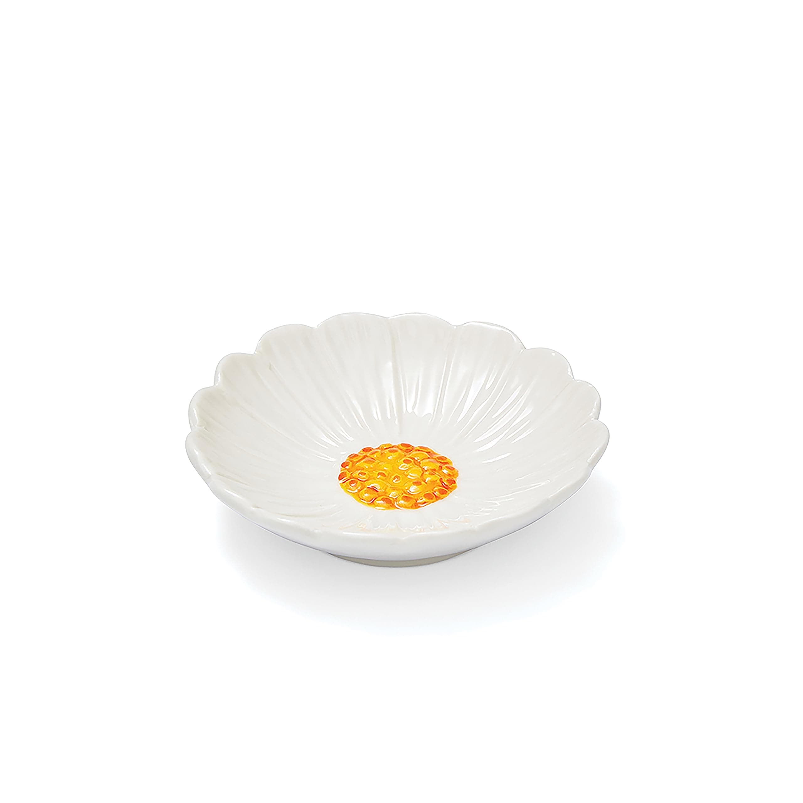 Cooksmart British Designed Ceramic Tea Bag Tidy | Tea Bag Dish For Used Tea Bags | Teabag Dish With Modern Design - English Meadows