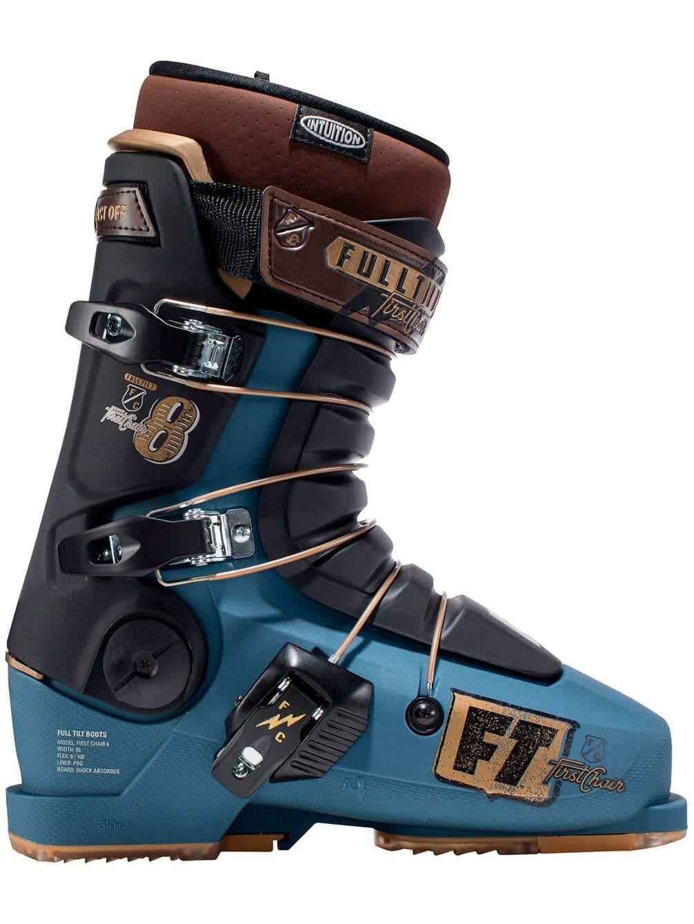 Full Tilt Mens First Chair 8 Ski Boots 2019 / Navy / 29.5