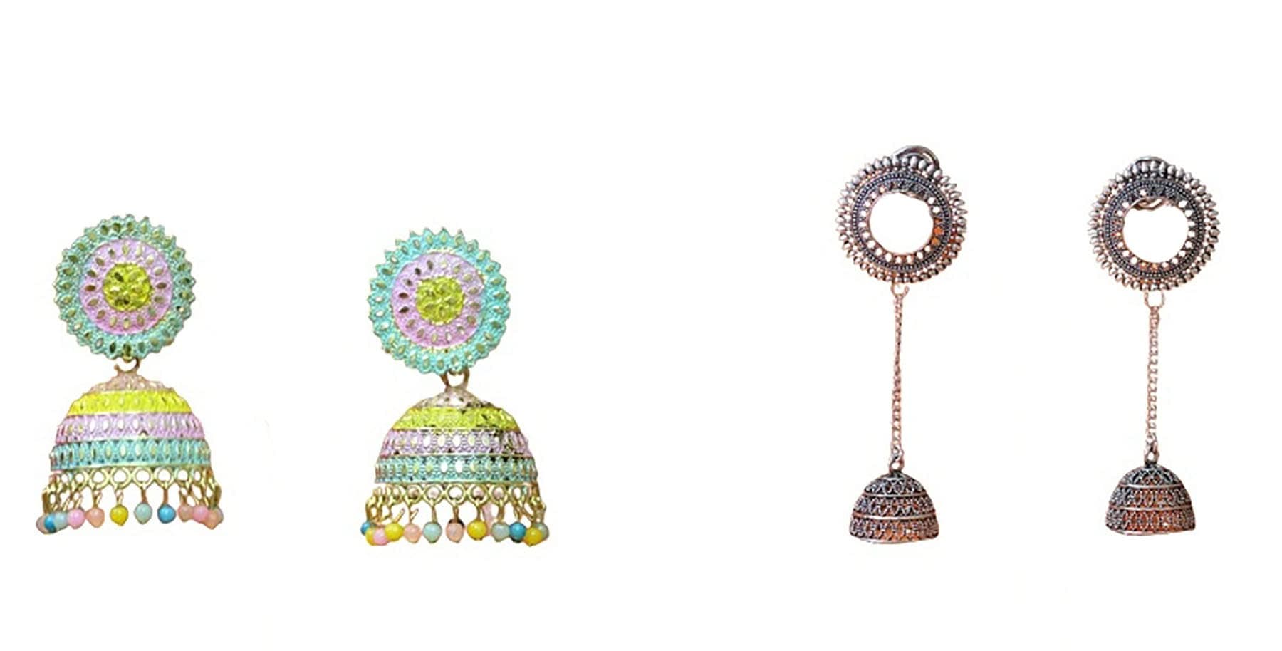 MORNI Enterprises Traditional Earrings Women and Girls FTY-2