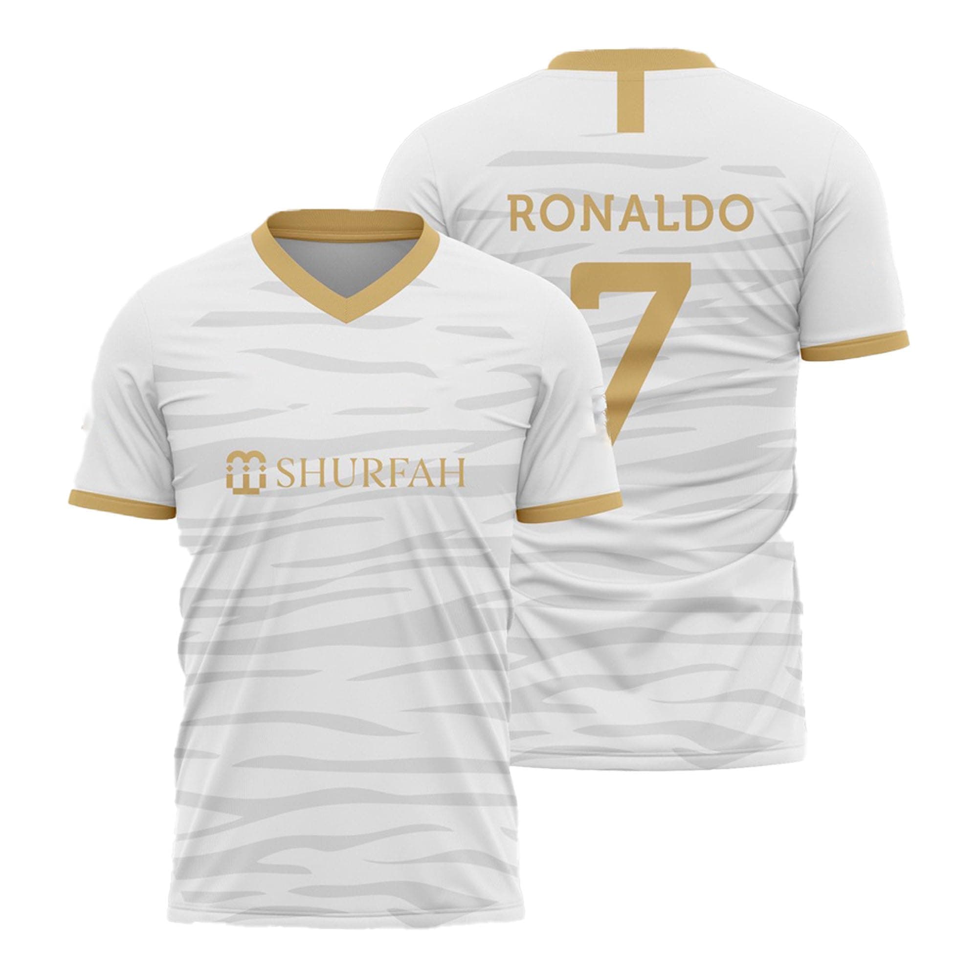 GenericSports Soccer Football Al NSR Jersey Ronaldo 7 Home Away Third Fourth Kit Jersey T-Shirt (Kid's, Boy's & Men's)