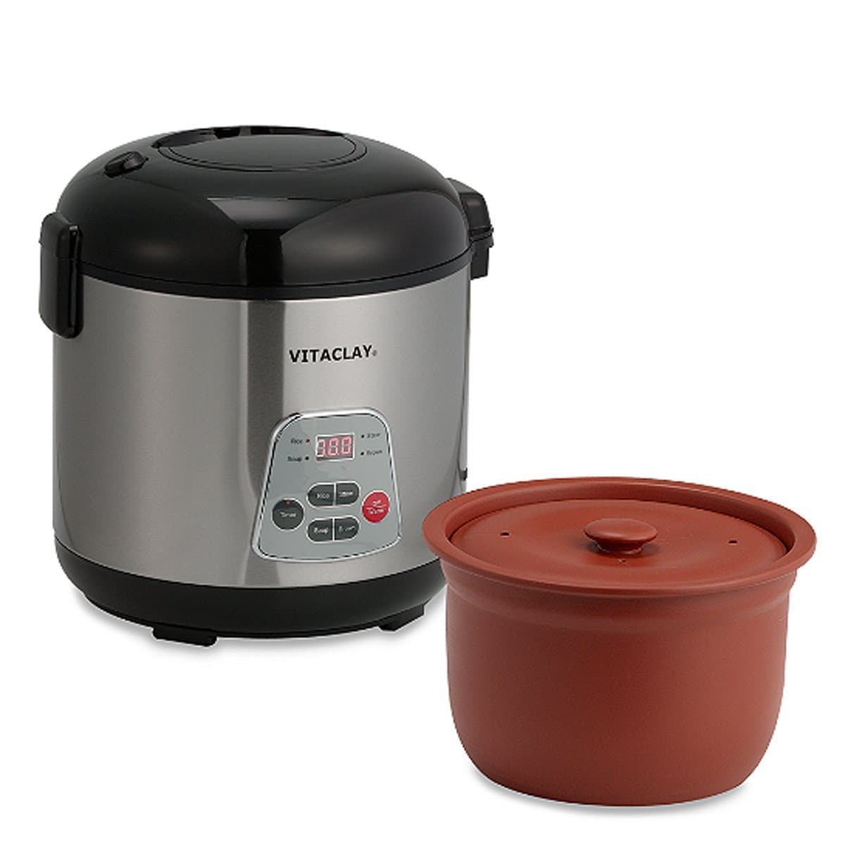 VitaClay VF7700-8 Chef Gourmet 8-Cup Rice and Slow Cooker