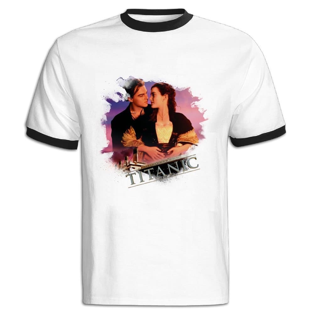 DINGZHITIXU Men's Leonardo DiCaprio Titanic Creative T-shirt