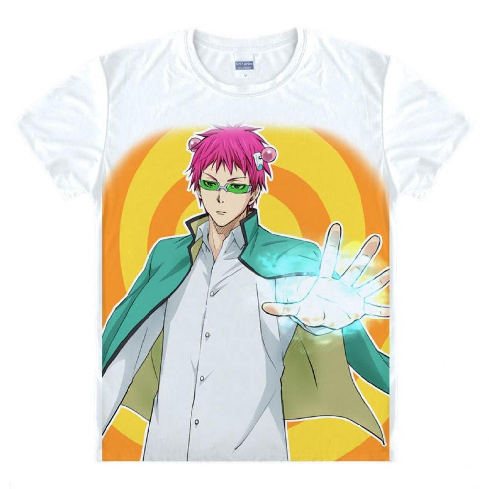Saiki Kusuo no Psi Nan Kaido Shun Teruhashi Kokomi T-shirt Costume Tee