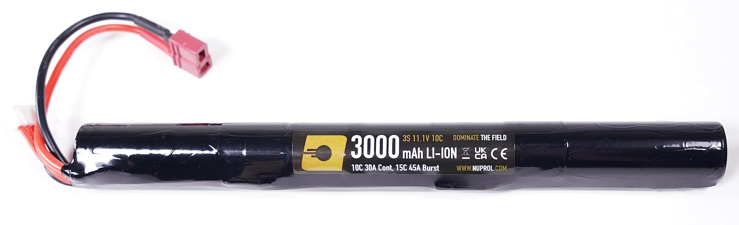 NUPROL Power - 11.1v Li-Ion 3000mAh 3S Deans [Rate 10C @ 30A] [Burst 15C @ 45A] - Stick