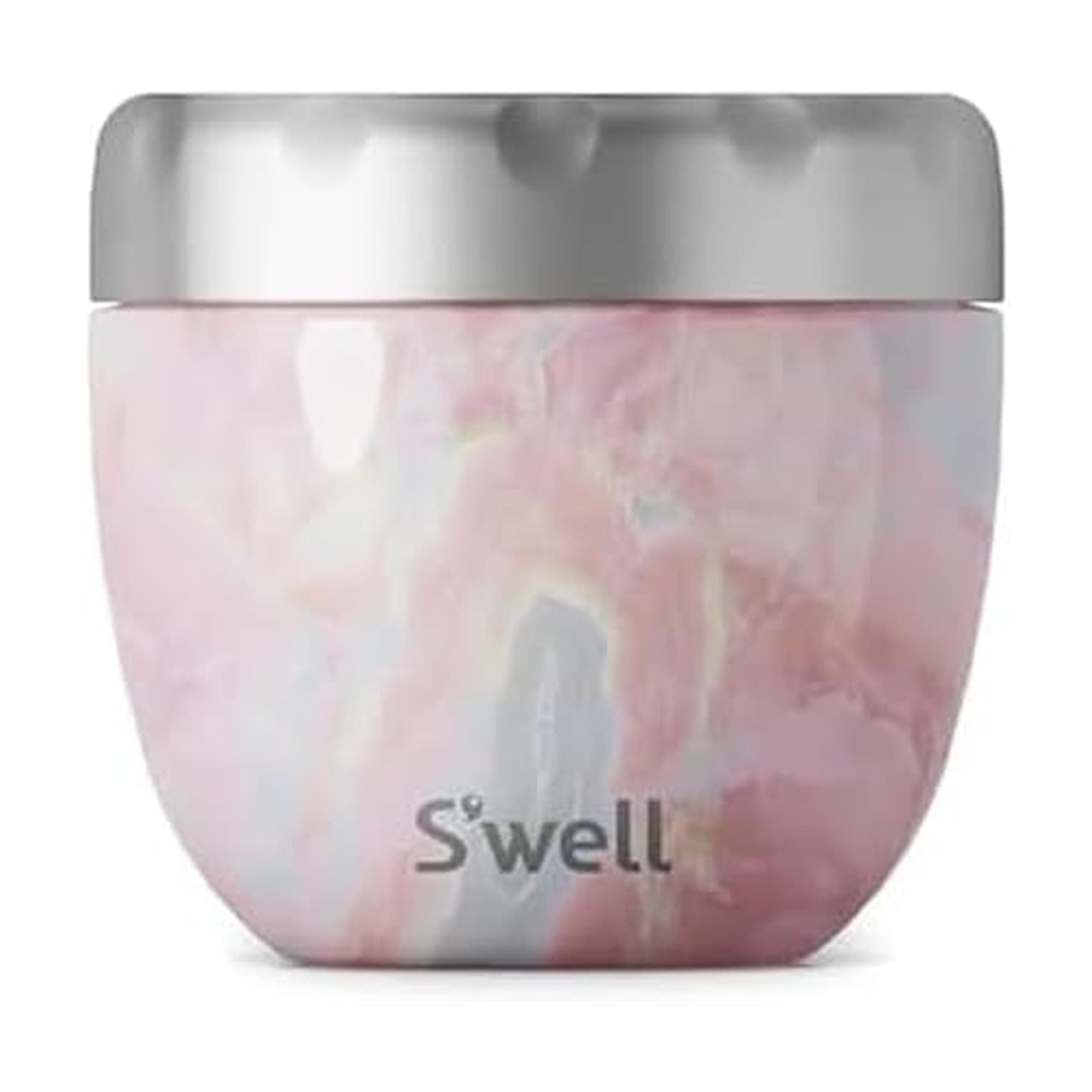 S'wellEats Stainless Steel Food Bowls, 21.5oz, Geode Rose, Triple-Layered Vacuum-Insulated Containers Keeps Food Cold for 11 Hours and Hot for 7 hours, Condensation Free, BPA Free