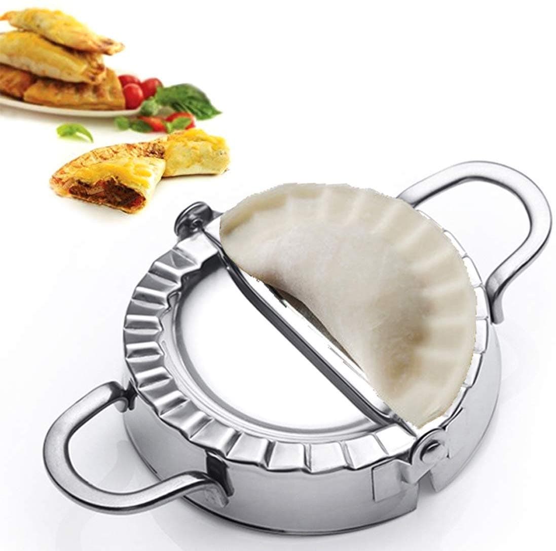 Best Utensils Stainless Steel Ravioli Mould Pierogi Dumpling Maker Wrapper Pastry Dough Cutter Kitchen Accessories (M-10CM)