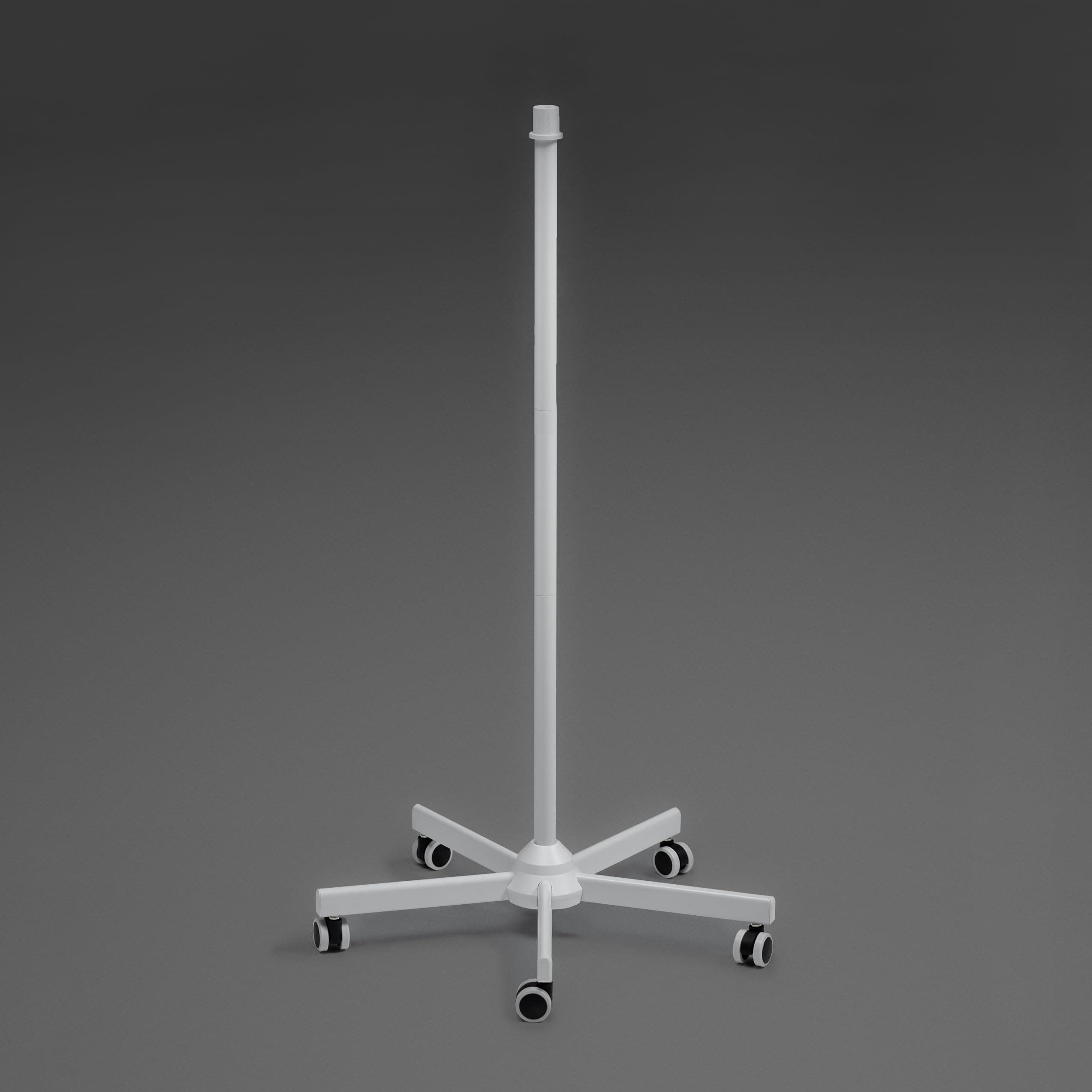 4BLANC® Heavy Duty Rolling Floor Stand for Maestro and Alize Series Dust Collectors, white