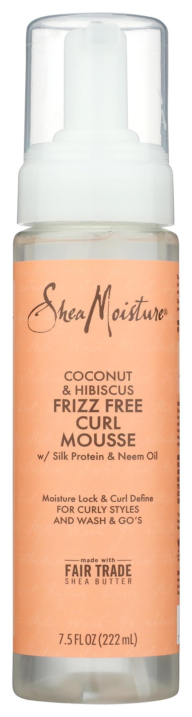Sheamoisture Coconut & Hibiscus Frizz-free Curl Mousse - 7.5 Fl Oz, 7.5 Oz (290612 )