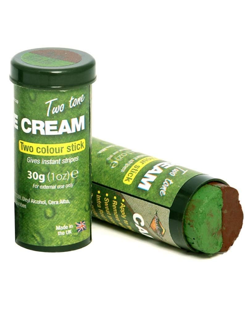 BCB TWO TONE CAMO FACE CREAM 30G (BLACK AND GREEN)