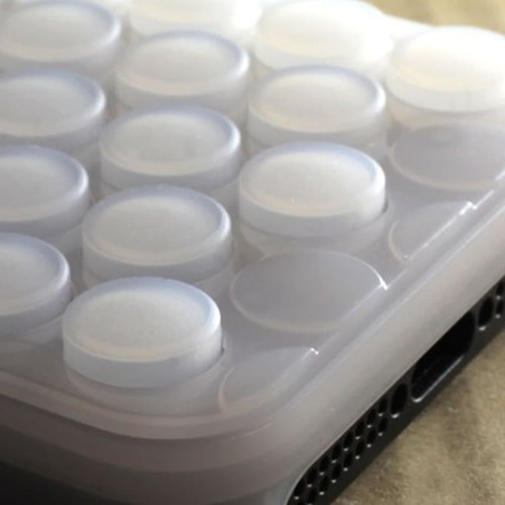 Choize Decompression Puchi Puchi Bubble Shell for Iphone 4/4s (White)