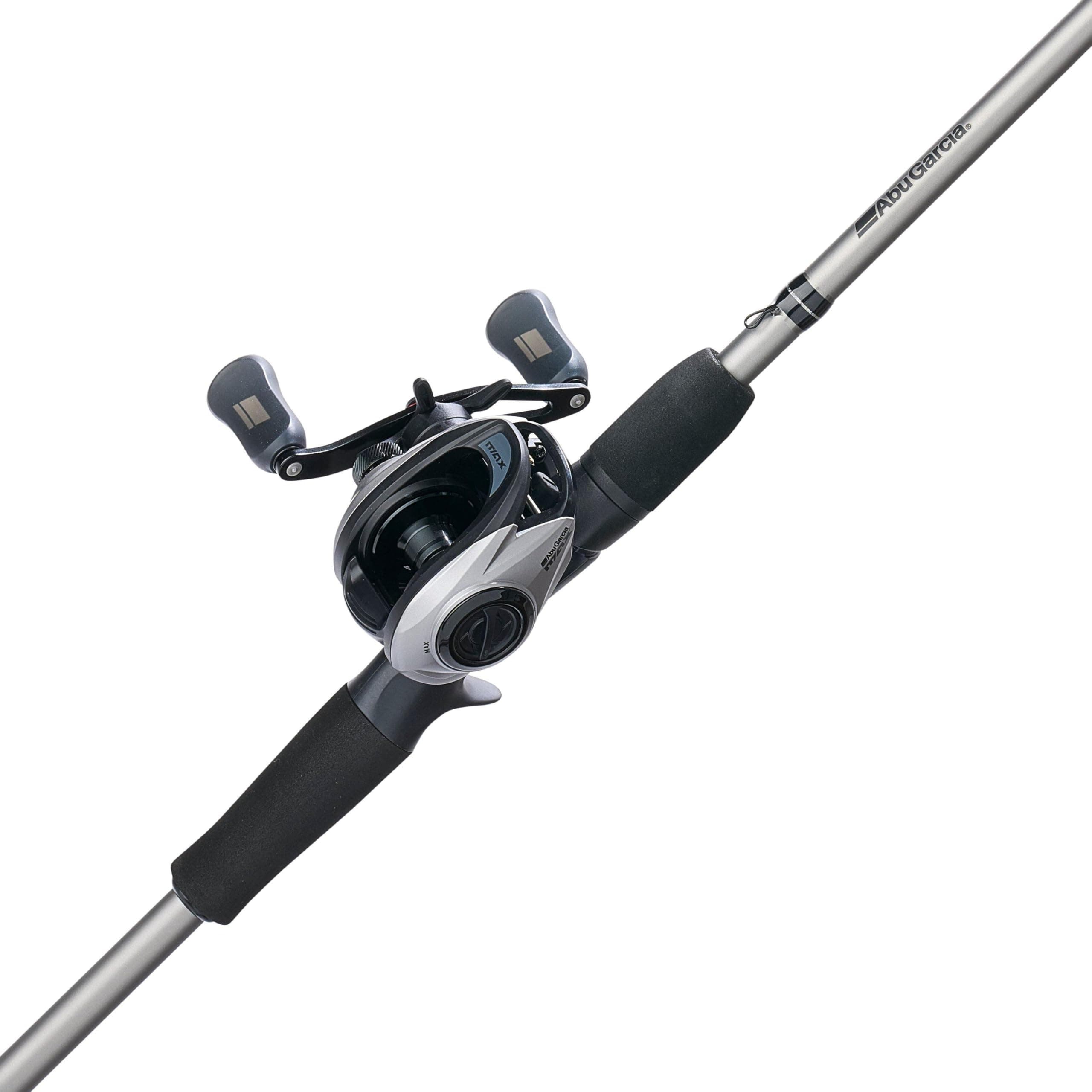 Max X Low Profile Baitcast Reel and Fishing Rod Combo