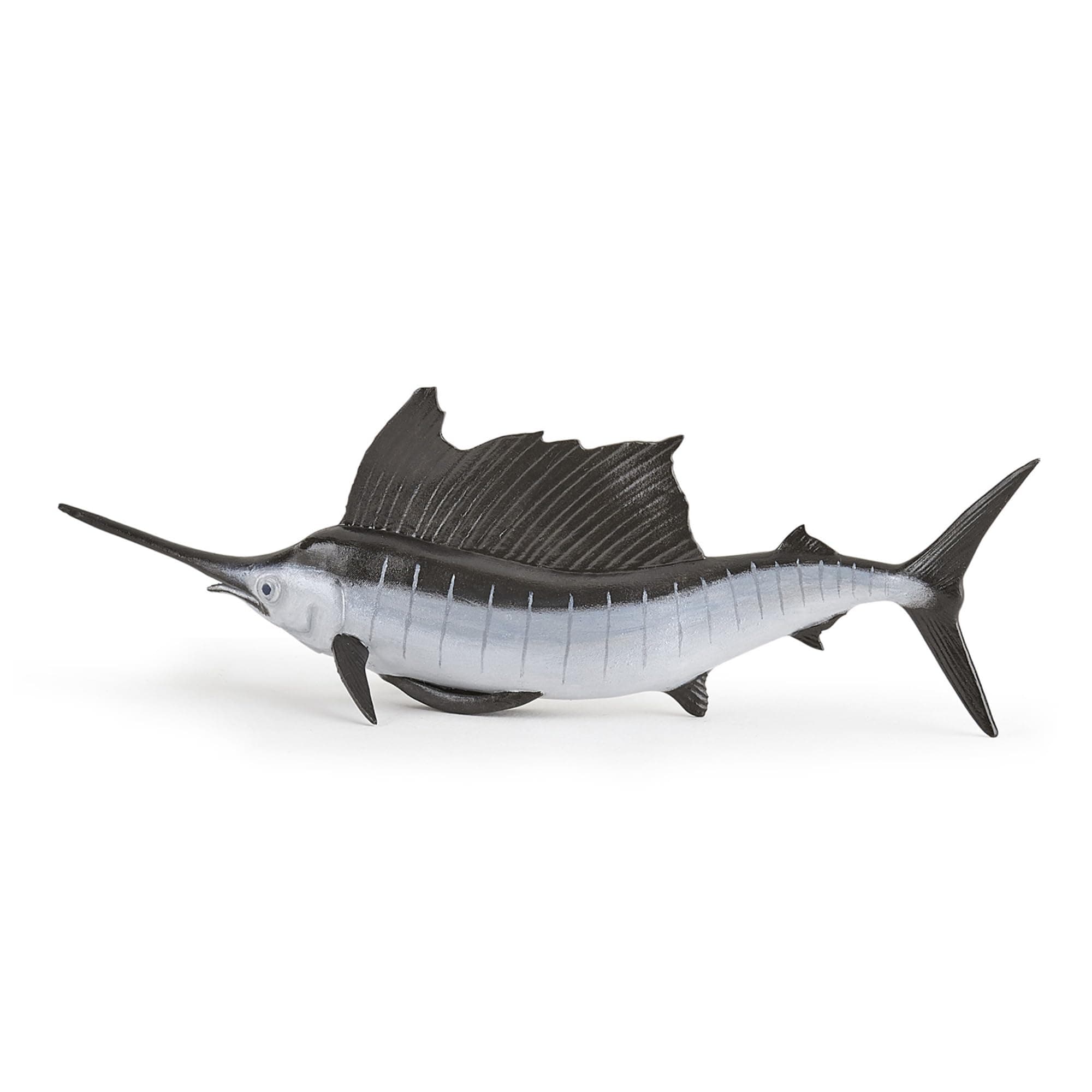 Pacific sailfish - Figurine - 3 years old - Sea Animals Collection - Durable and Educational Toy - Hand Painted - 13,00 x 2,50 x 4,70 cm - Children's Toy - Gift Idea - pacific sailfish