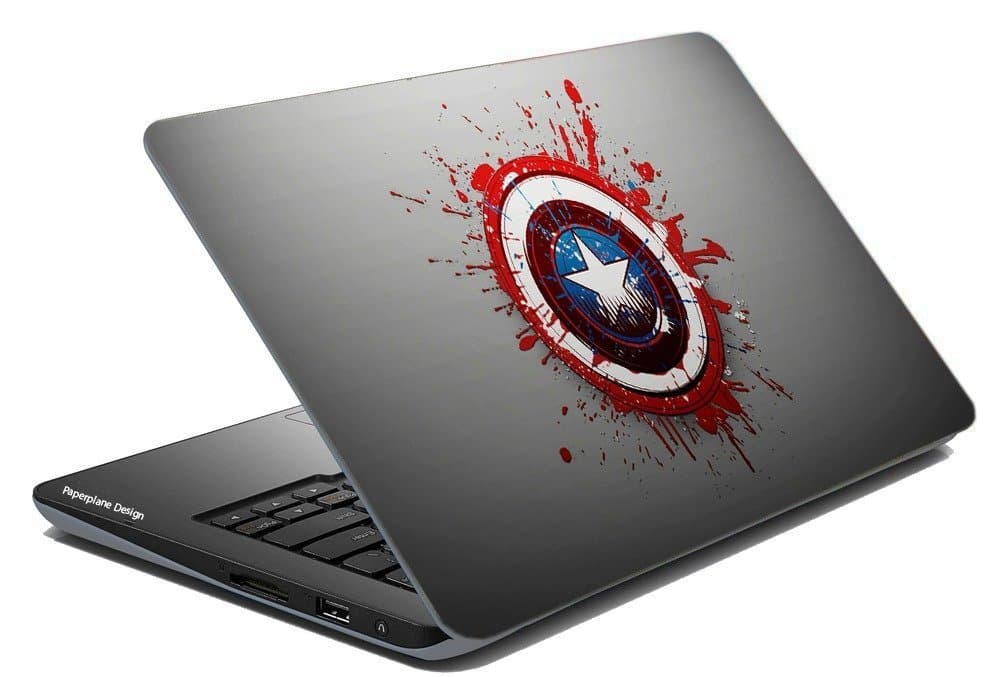 Paper Plane Design Laptop Skin Cover for All Models up to 17 inch Screen Print Size 15.5 inch x 10.5 inch