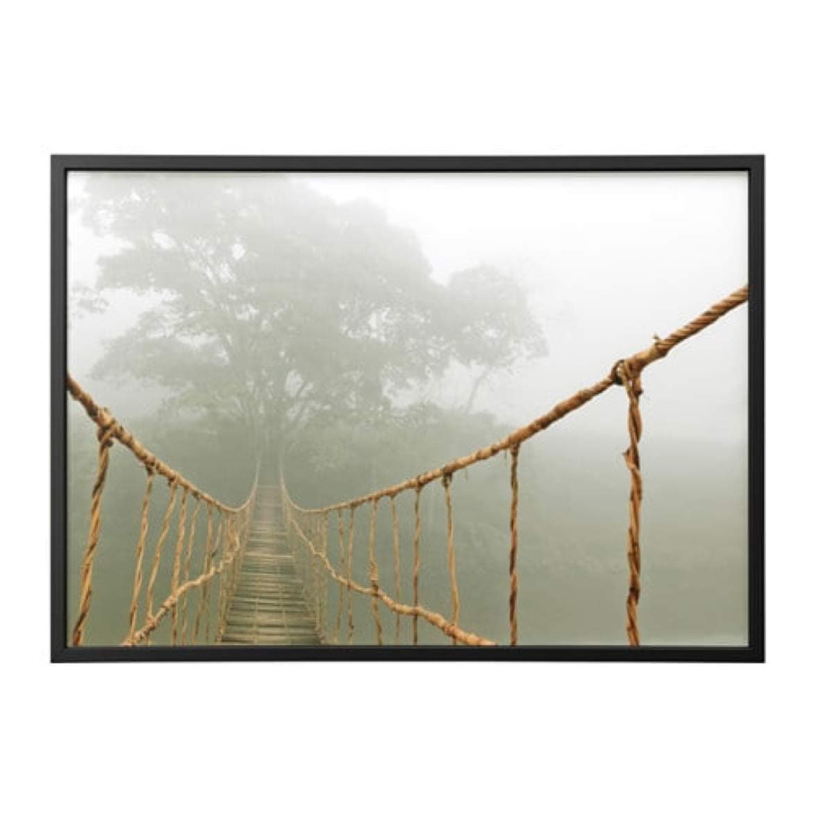 IKEA Bjorksta Picture and Frame Jungle Journey Black 491.734.95 Size 55x39 ¼ "